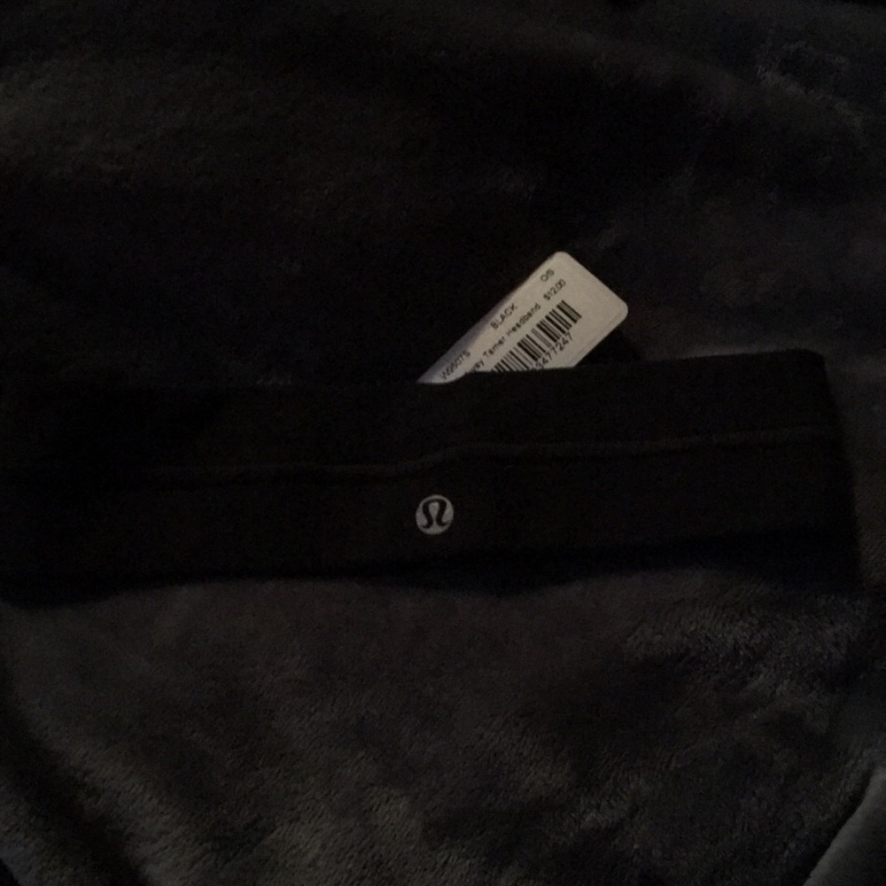 Lulu lemon black headband